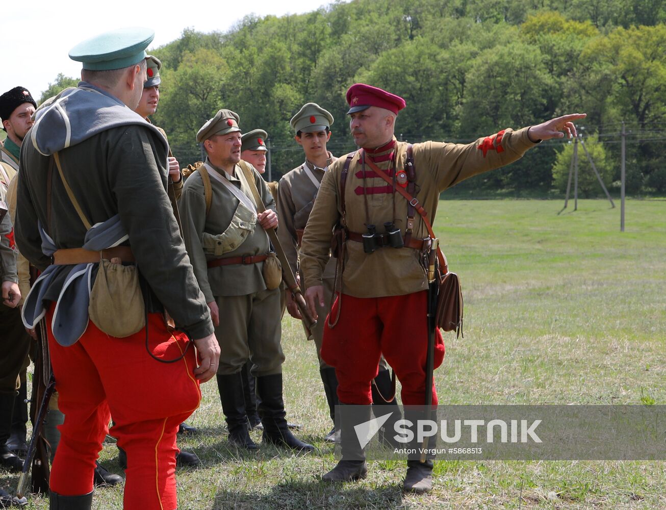 Russia Civil War Reenactment