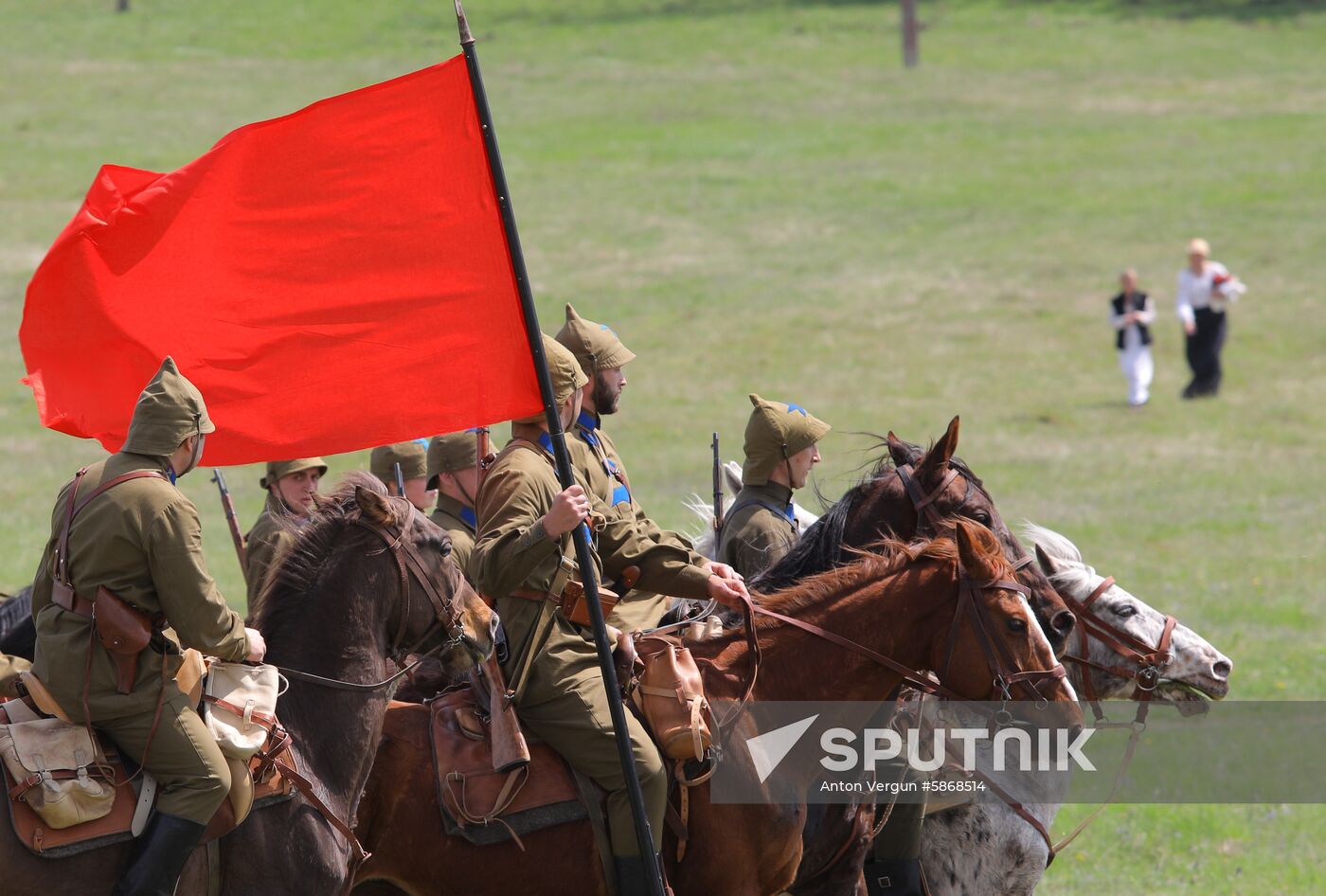 Russia Civil War Reenactment