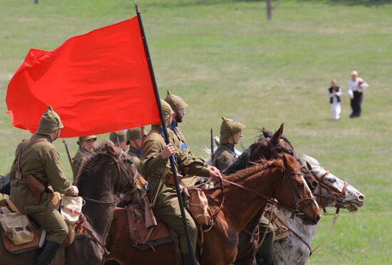 Russia Civil War Reenactment