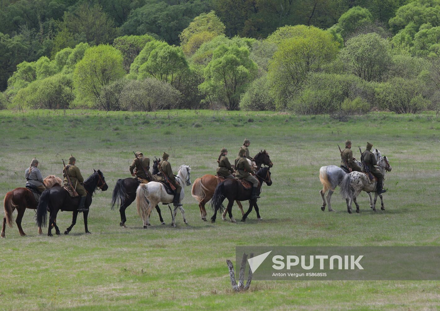 Russia Civil War Reenactment