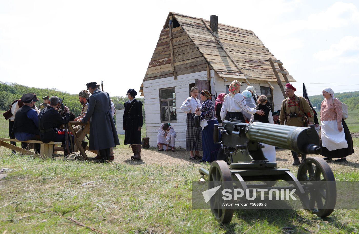 Russia Civil War Reenactment