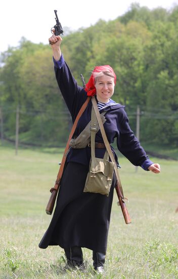 Russia Civil War Reenactment