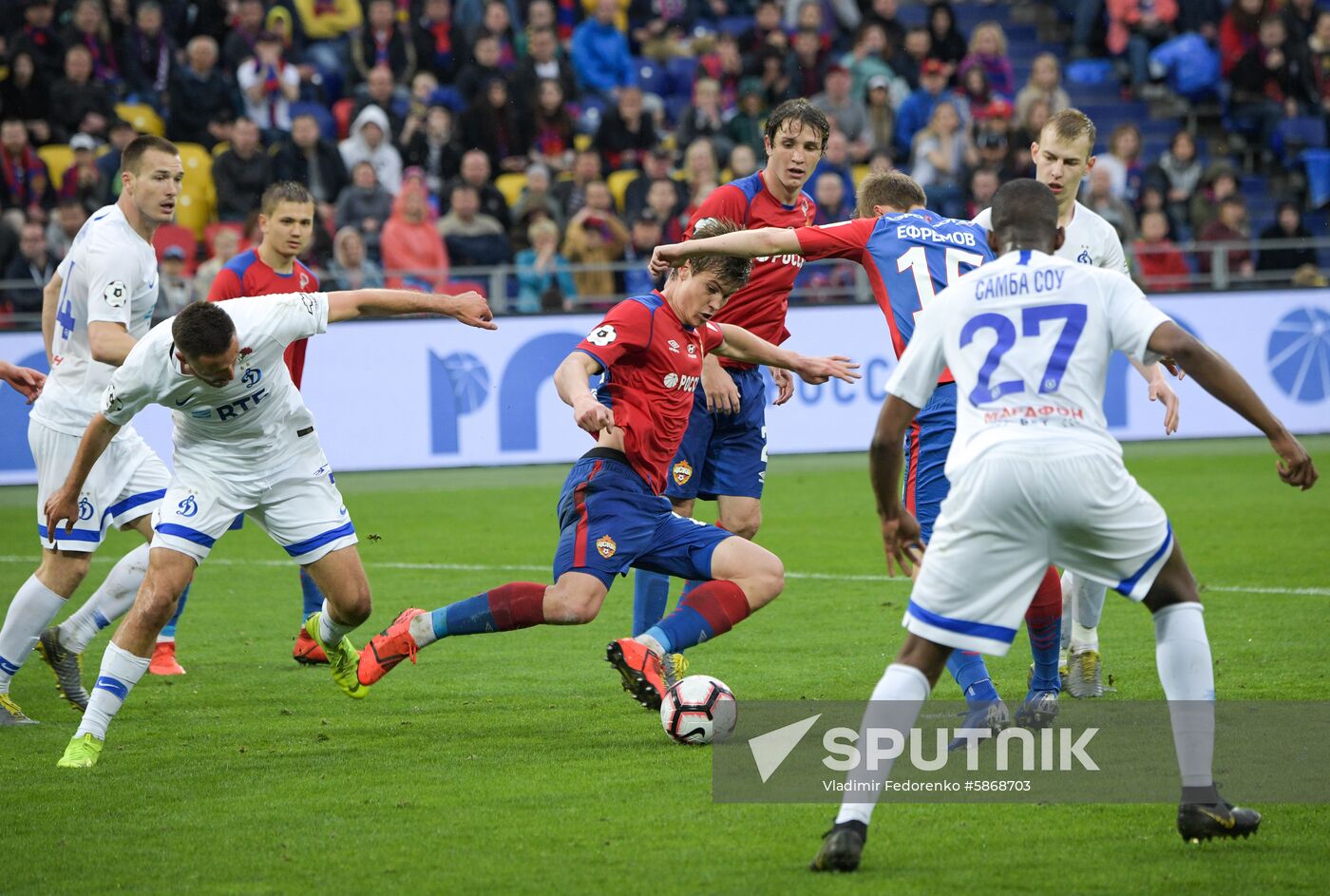 Russia Soccer Premier-League CSKA - Dynamo