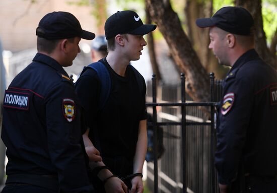 Russia Soccer Kokorin Mamaev Court