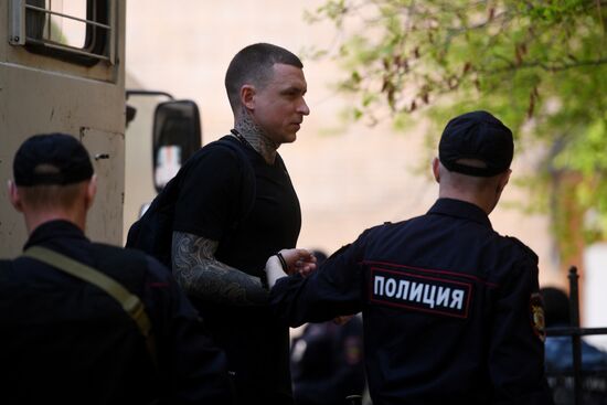 Russia Soccer Kokorin Mamaev Court