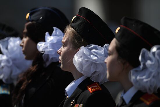 Russia Cadets Parade