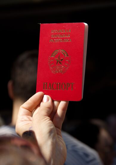 Ukraine LPR Russian Passports