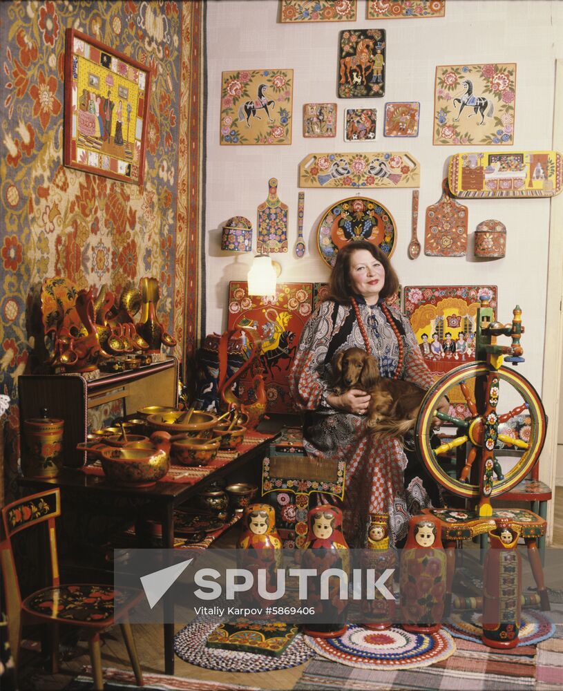 Collector Eleonora Berezhnaya