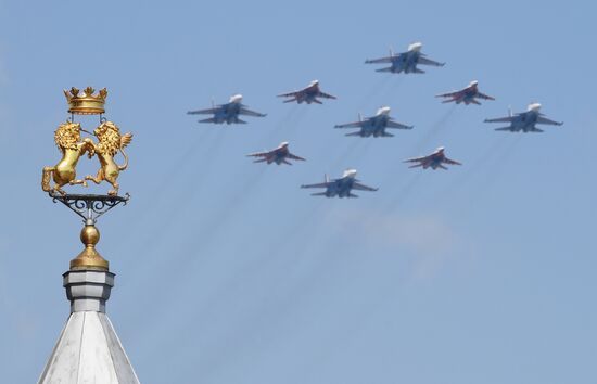 Russia Parade Rehearsal