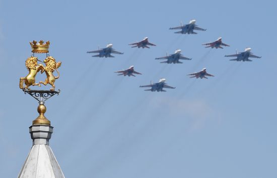 Russia Parade Rehearsal