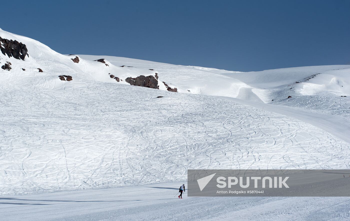 Russia Elbrus Climbing
