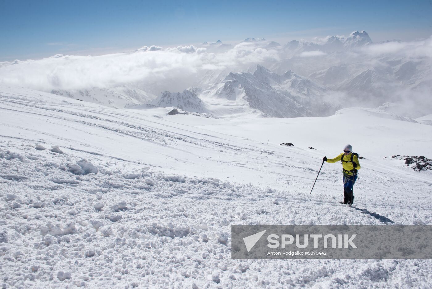 Russia Elbrus Climbing
