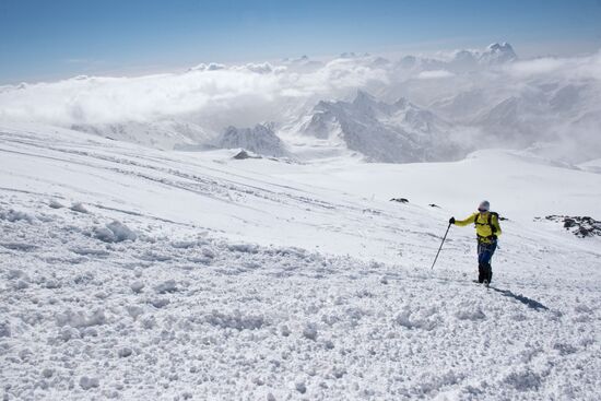 Russia Elbrus Climbing