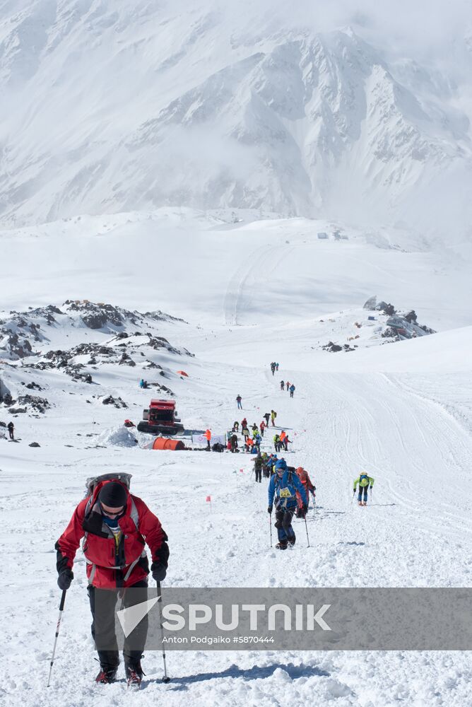 Russia Elbrus Climbing