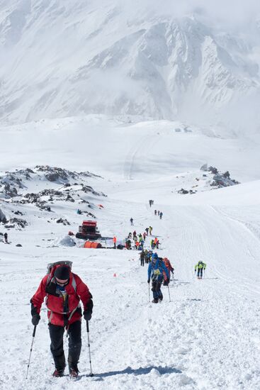 Russia Elbrus Climbing