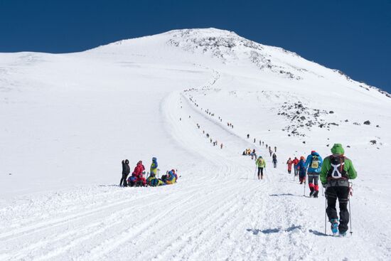 Russia Elbrus Climbing