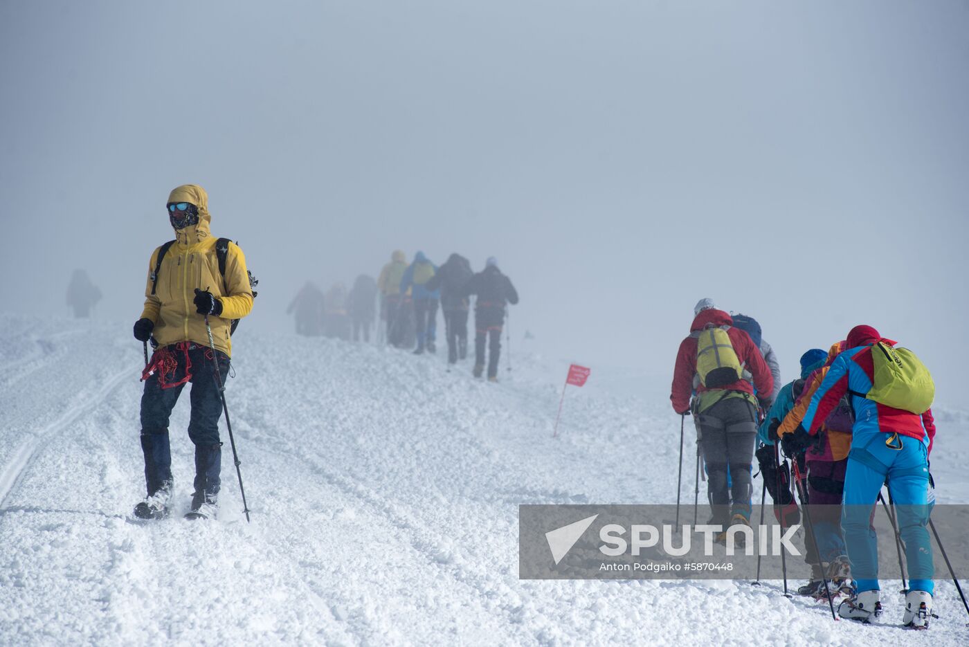 Russia Elbrus Climbing