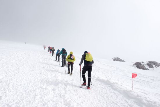 Russia Elbrus Climbing
