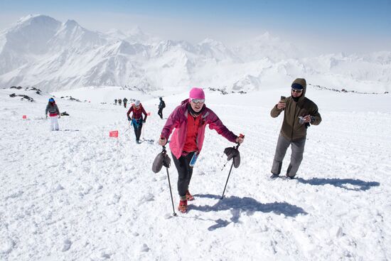 Russia Elbrus Climbing