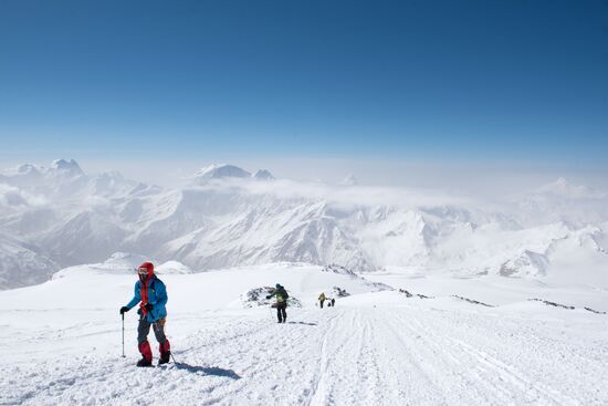 Russia Elbrus Climbing