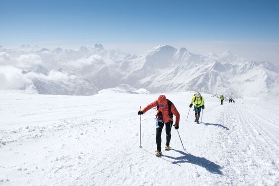 Russia Elbrus Climbing