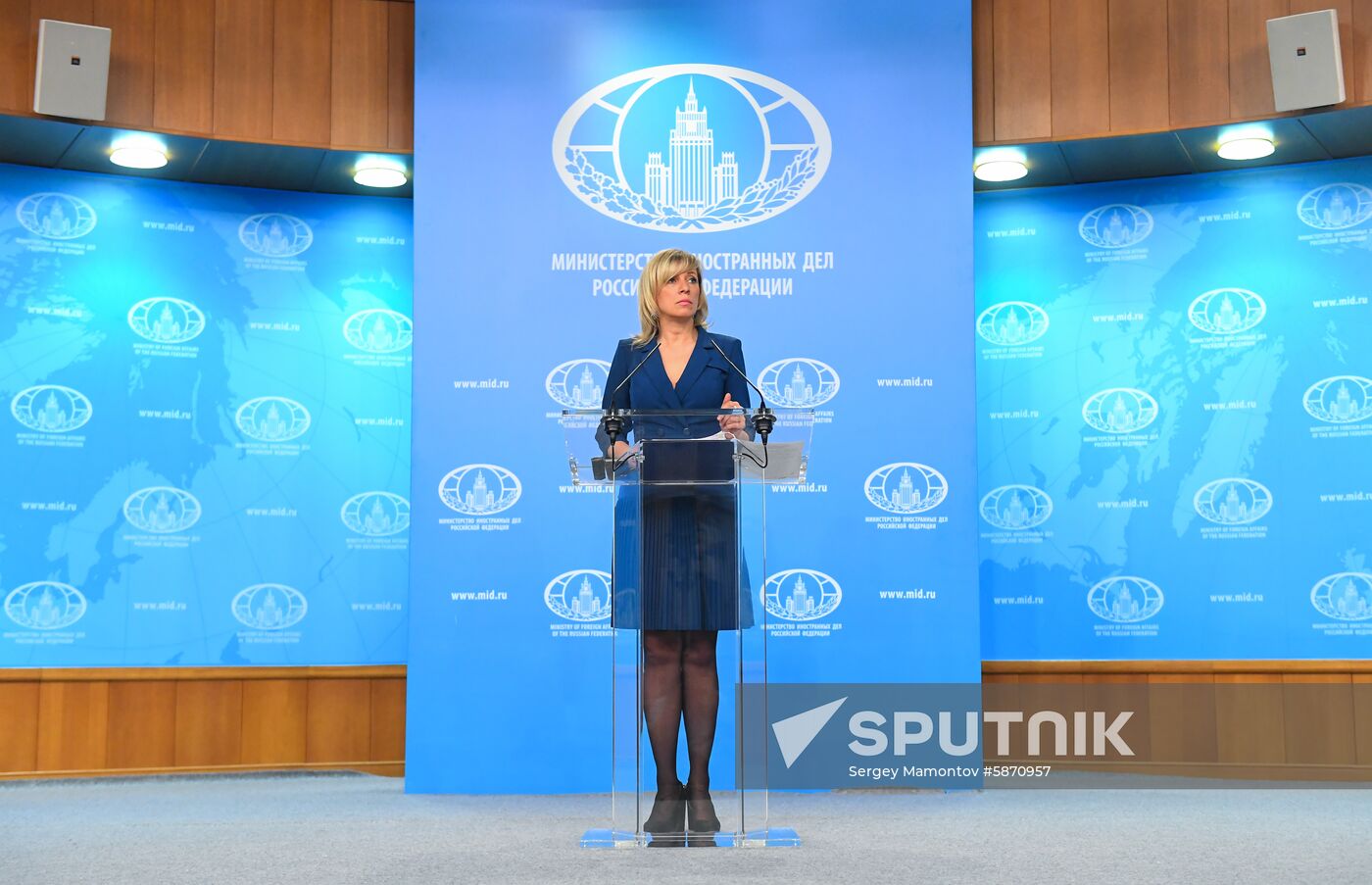 Russia Zakharova Briefing