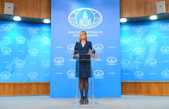 Russia Zakharova Briefing