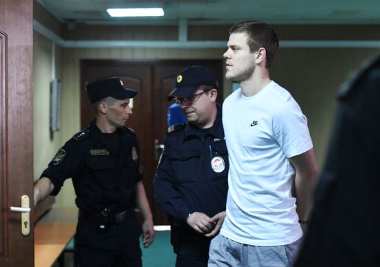 Russia Soccer Kokorin Mamaev Court