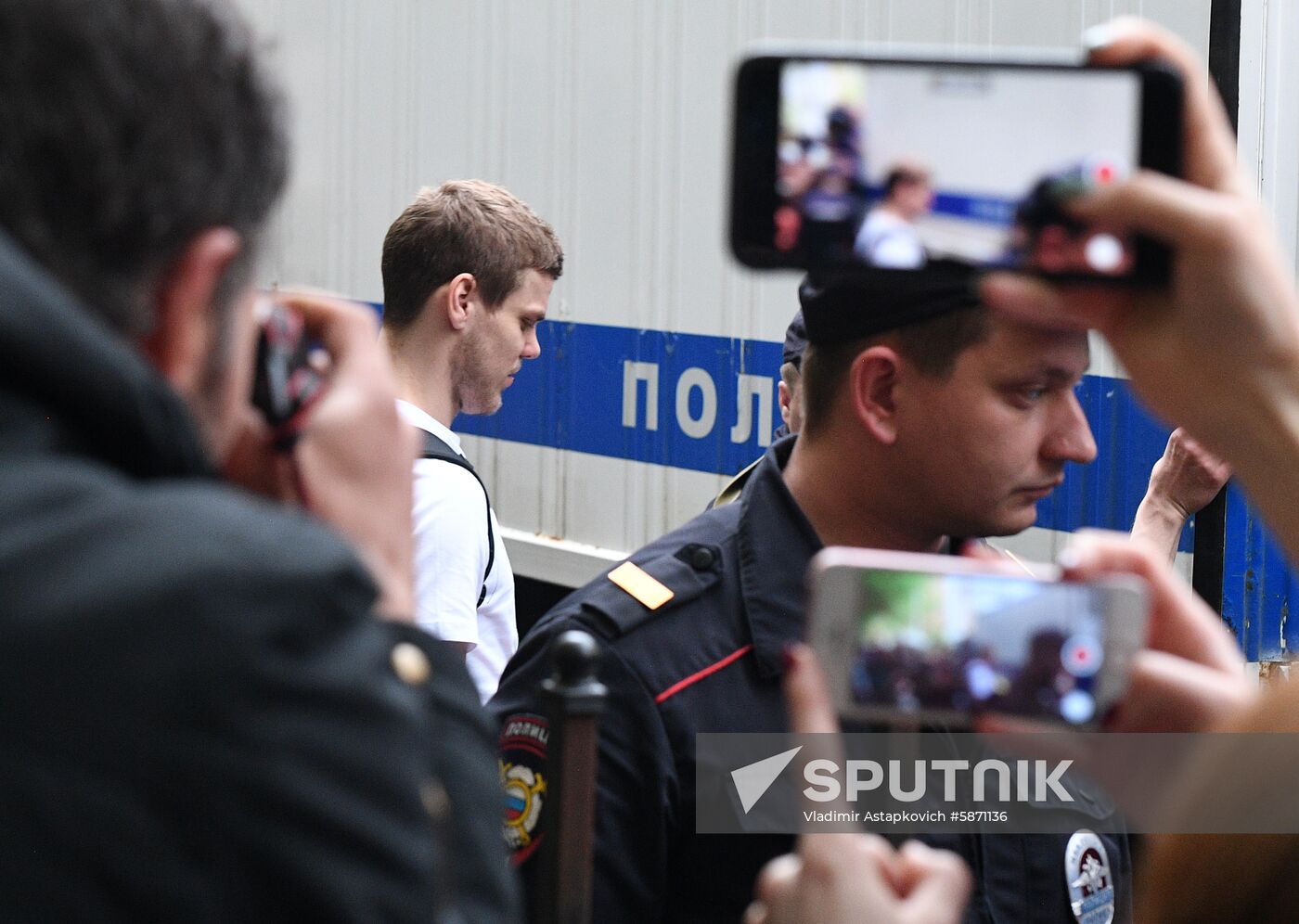 Russia Soccer Kokorin Mamaev Court