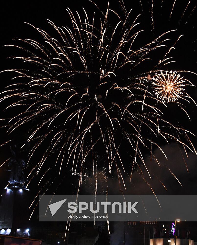 Russia Victory Day Fireworks