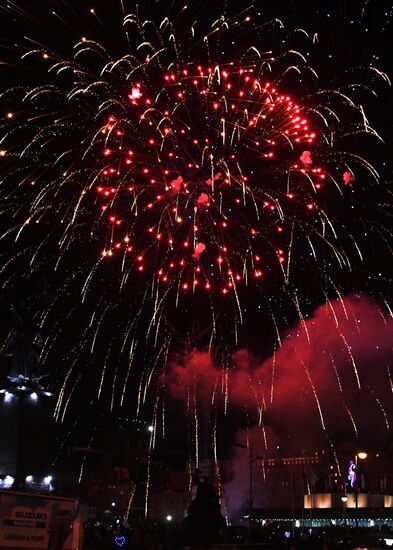 Russia Victory Day Fireworks