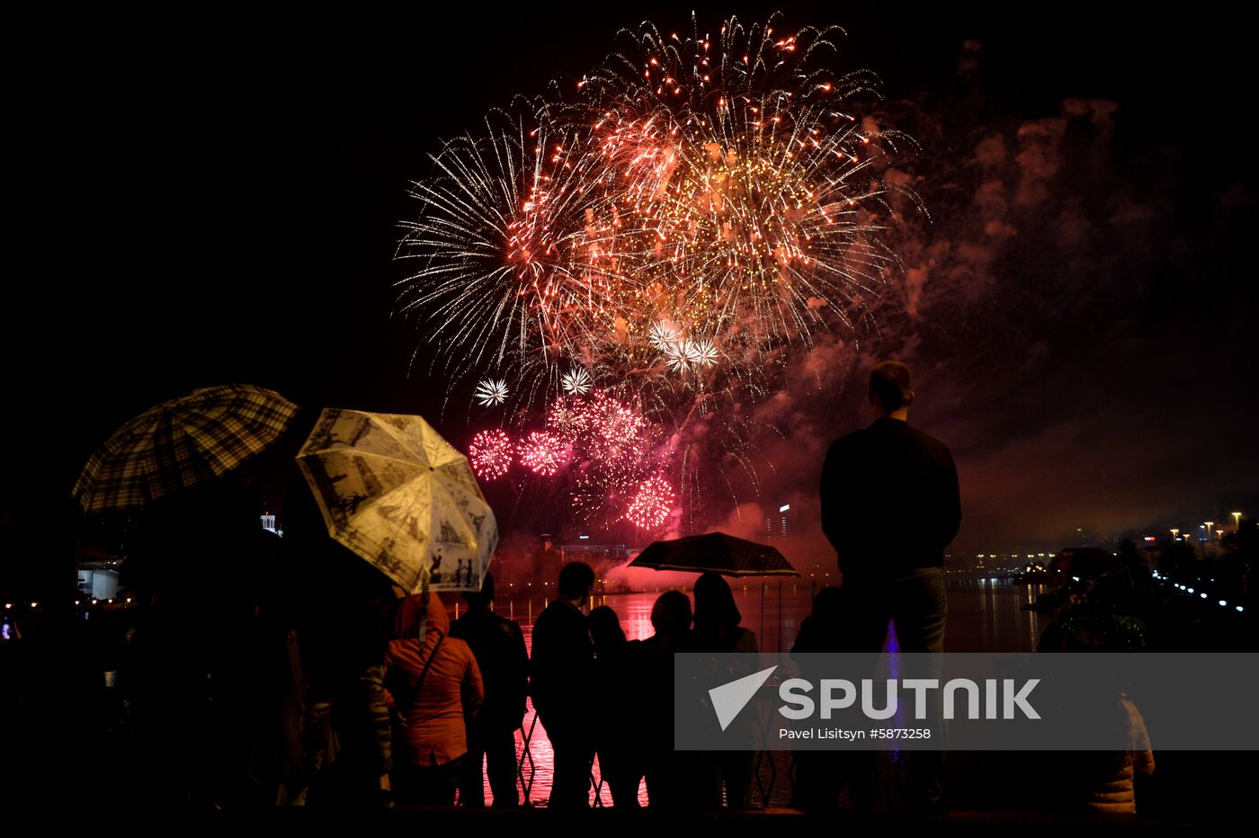 Russia Victory Day Fireworks