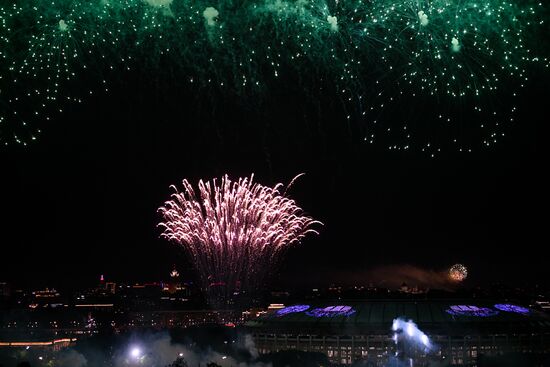 Russia Victory Day Fireworks