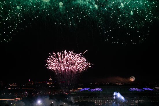 Russia Victory Day Fireworks