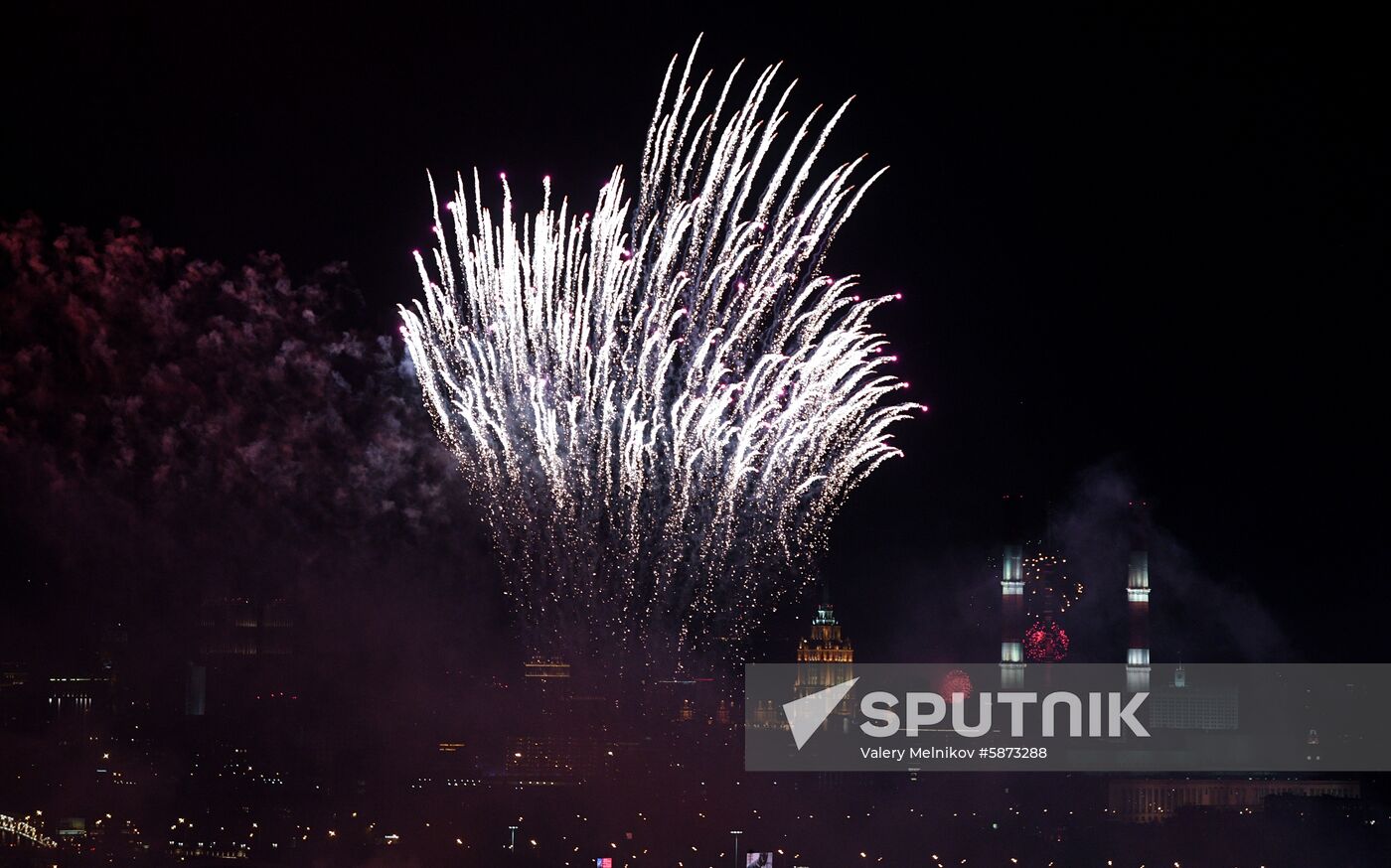 Russia Victory Day Fireworks