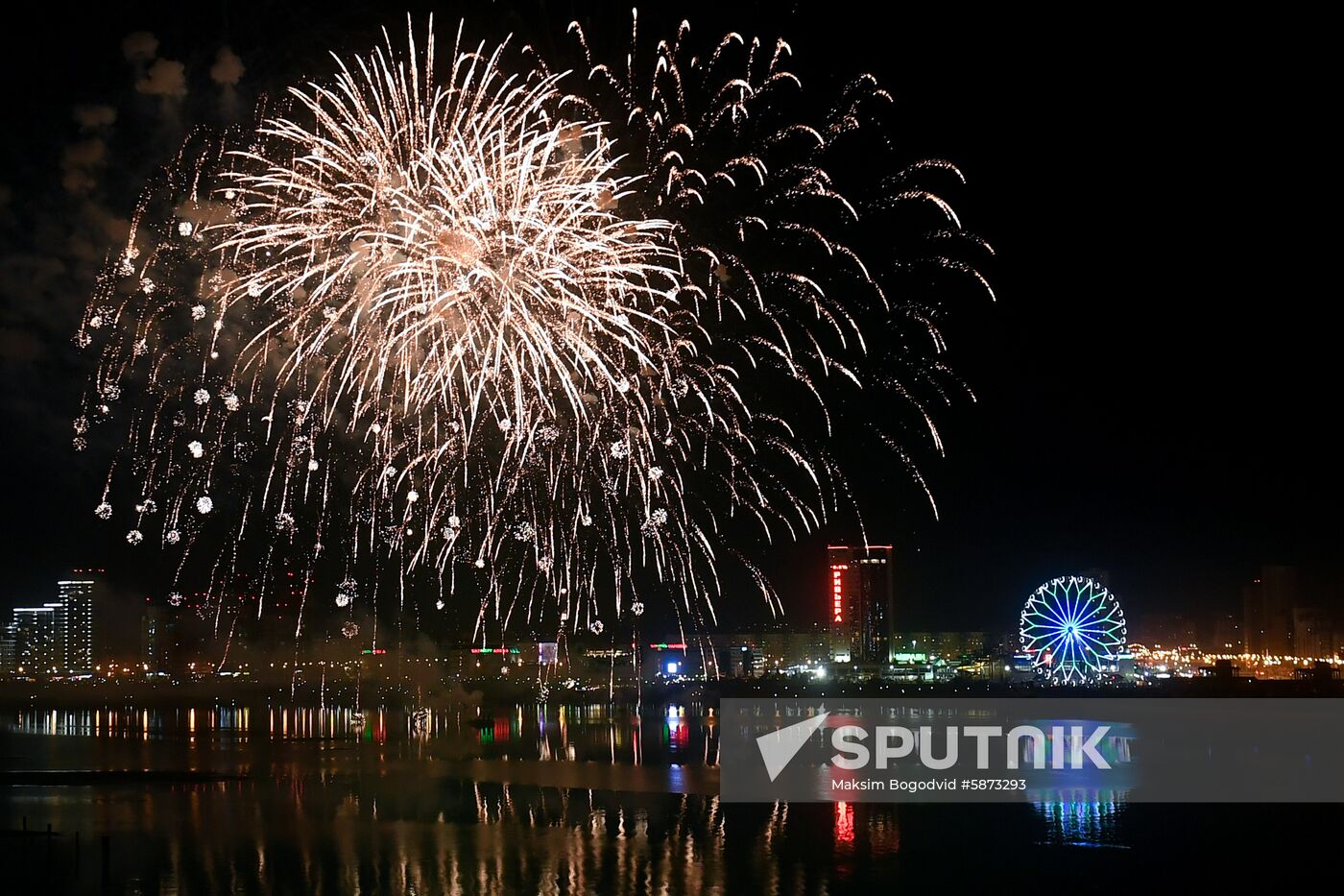Russia Victory Day Fireworks