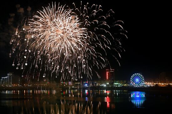 Russia Victory Day Fireworks