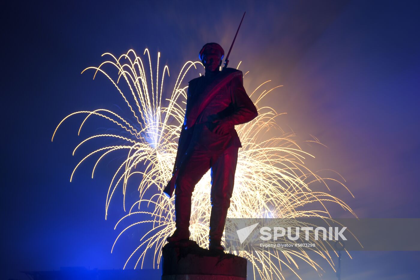 Russia Victory Day Fireworks