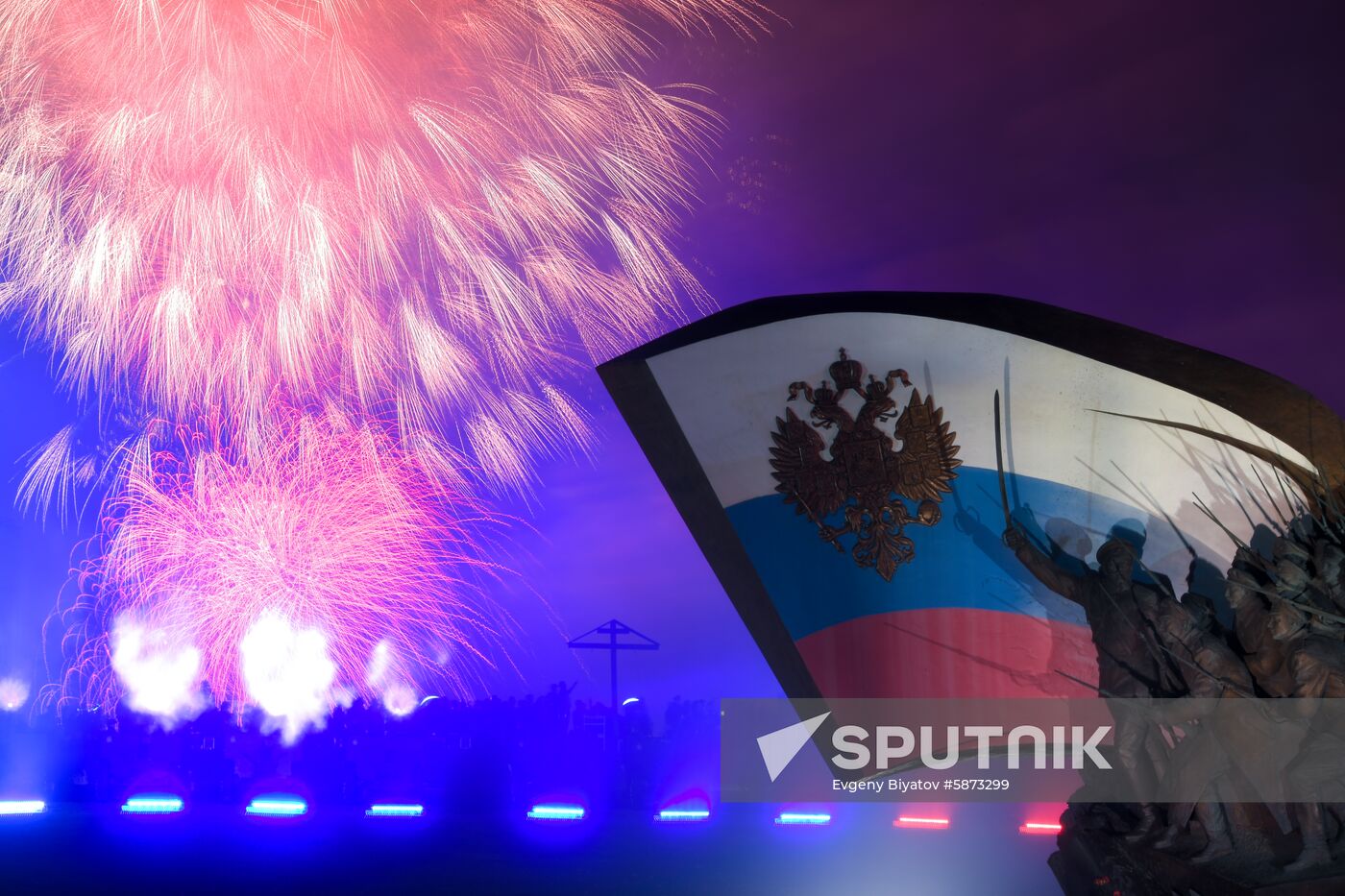 Russia Victory Day Fireworks