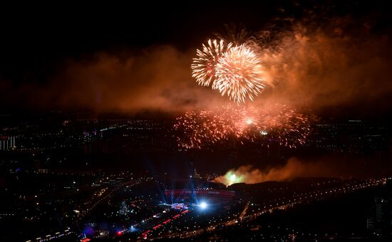 Russia Victory Day Fireworks