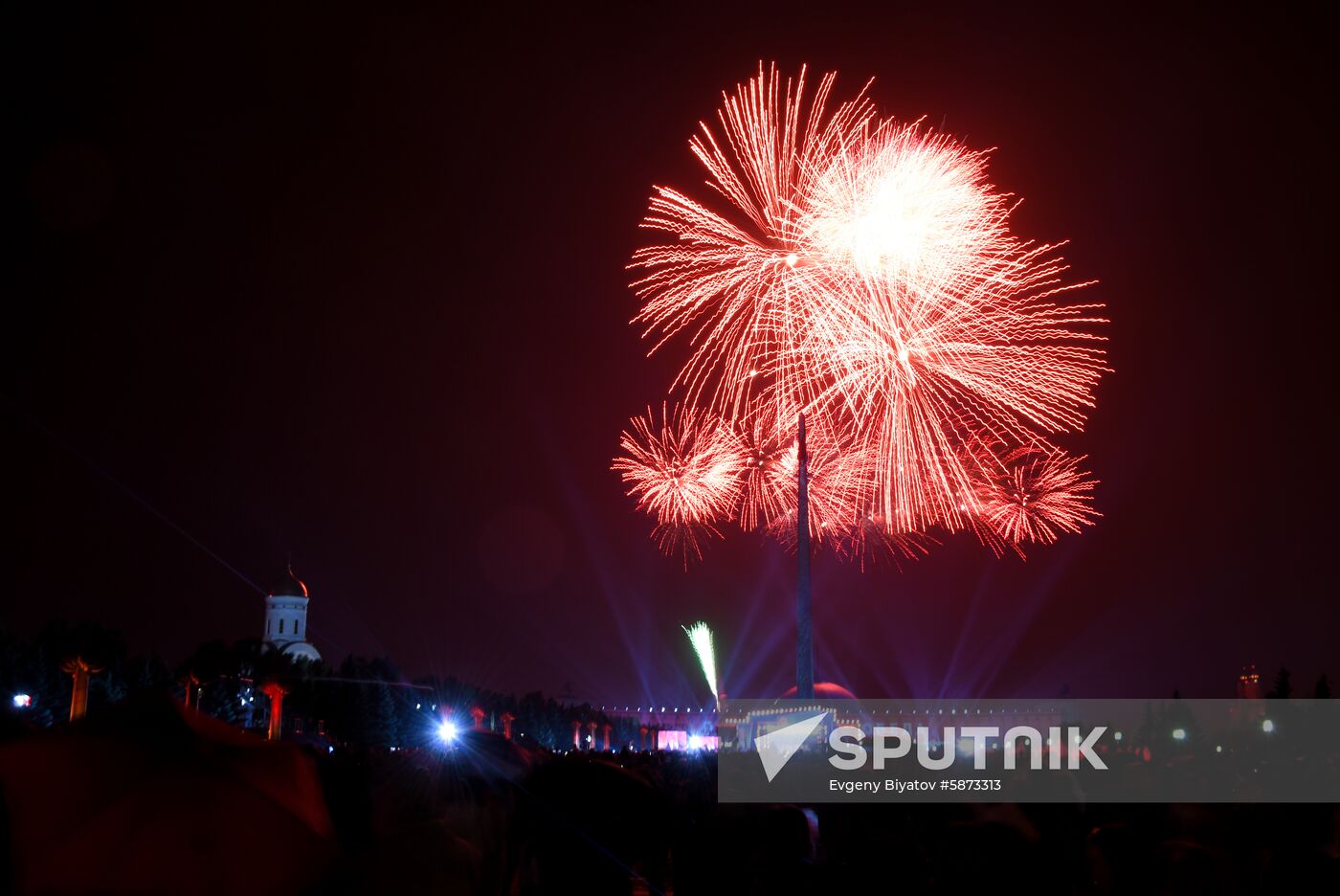 Russia Victory Day Fireworks