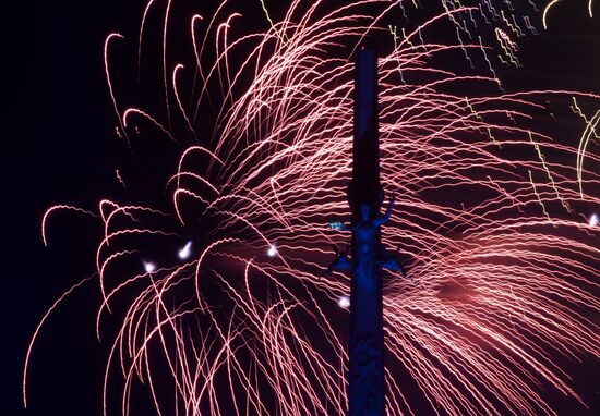 Russia Victory Day Fireworks