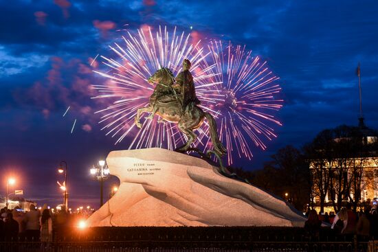 Russia Victory Day Fireworks