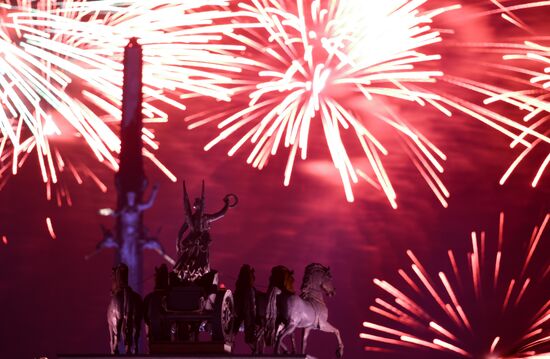 Russia Victory Day Fireworks