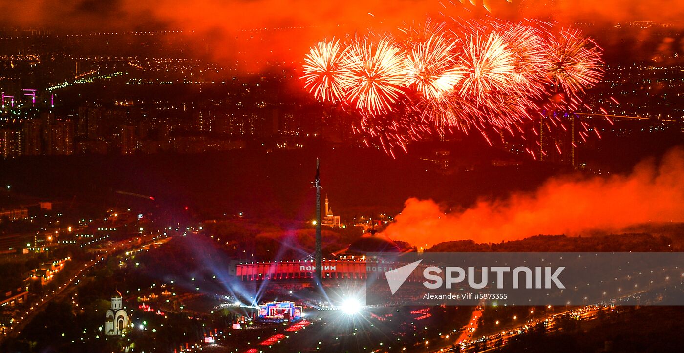 Russia Victory Day Fireworks