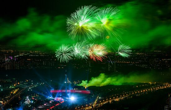 Russia Victory Day Fireworks