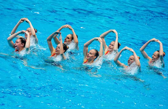 Russia European Artistic Swimming Champions Cup Team Technical