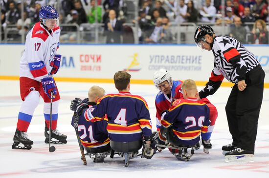 Russia Putin Hockey