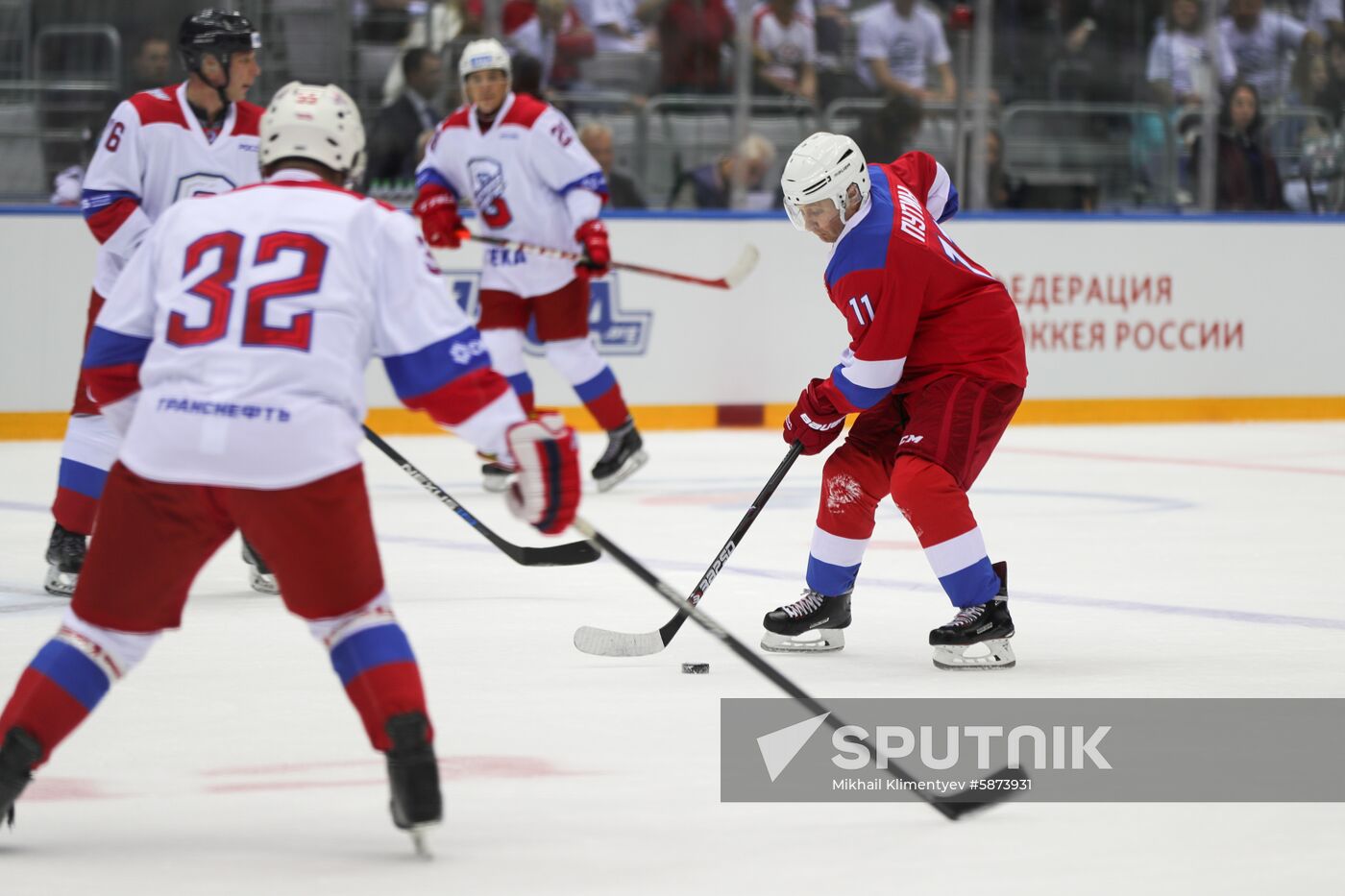 Russia Putin Hockey
