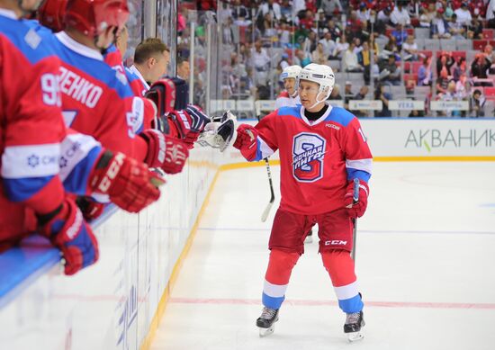 Russia Putin Hockey